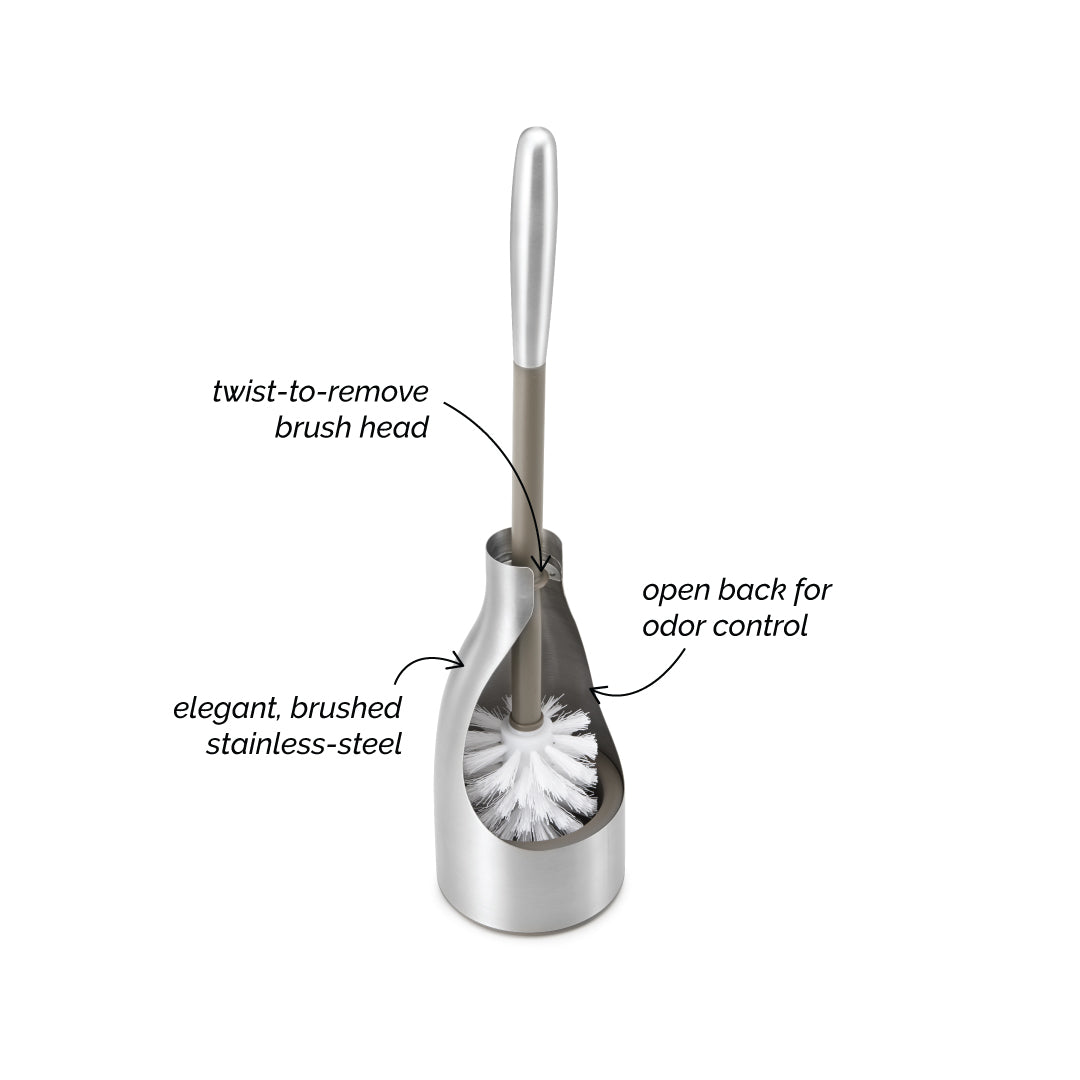 Stainless Steel Toilet Brush Caddy